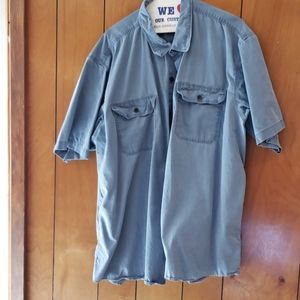 Redhead mens button down